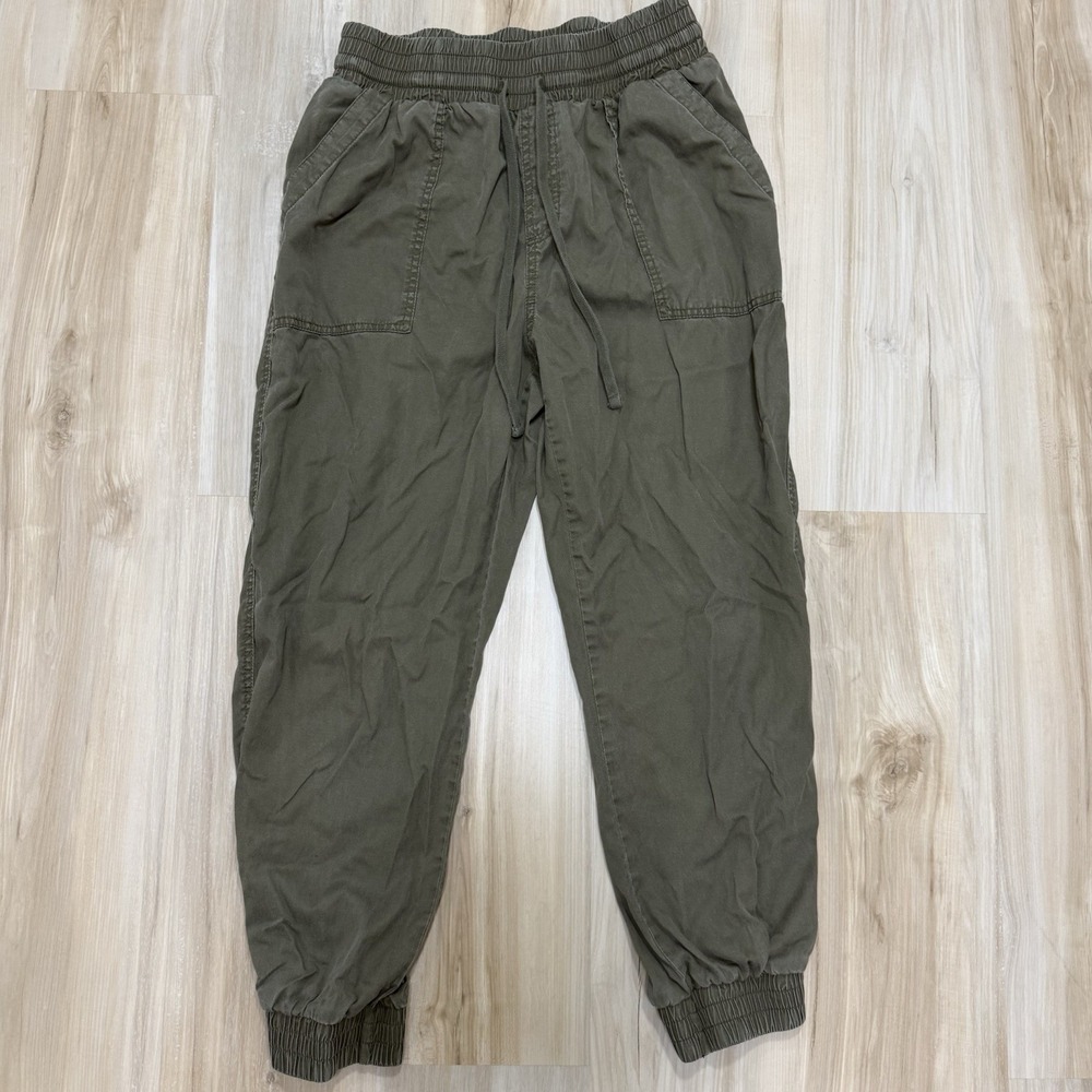 A New Day Women's Medium M Lightweight Green Joggers Urban Streetwear Athleisure - Picture 1 of 9